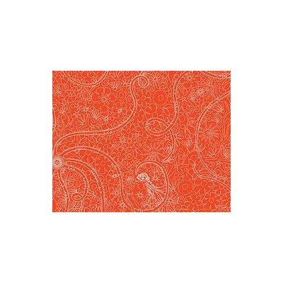 Orange m. hvid O8674