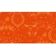 Orange/gul m. broderimønster 9397 O